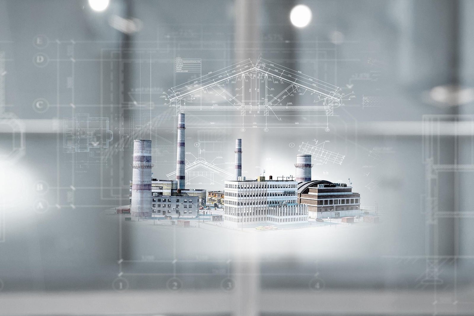 floating industrial landscape with chimneys tank mixed media floating industrial landscape with chimneys tank mixed media